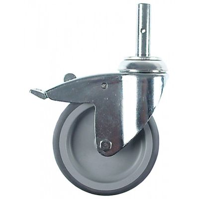Roată bolț Î 160mm cu frână integrală ø bolț 10mm -20 până la +60°C ø 125mm lățime roată 32mm - 700246