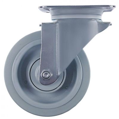Roata castor ø 160 mm, flansa montare 140x110 mm, greutate maxima 300 kg, INOX, cu rulment - 700248