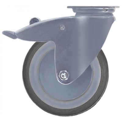 Roată fixare placă DG 61,5x51,5mm Î 160mm -20 până la +60°C ø 125mm lățime roată 32mm - 700265