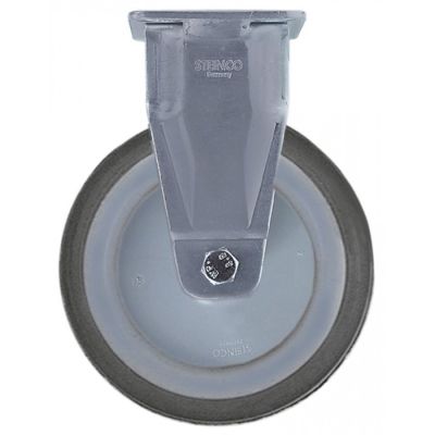 Roata fixa fixare placă DG 61,5x51,5mm Î 160mm -20 până la +60°C ø 125mm lățime roată 32mm - 700266