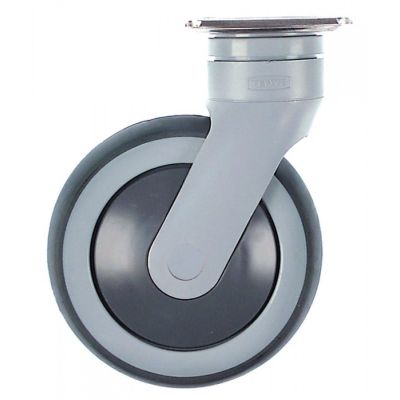 Roată fixare placă DG 75x50mm Î 166mm -20 până la +60°C ø 125mm lățime roată 32mm - 700305