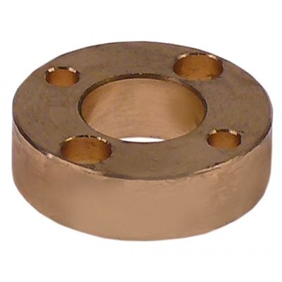 spring holder ø 43mm for door latch H 12,5mm ID ø 20mm brass