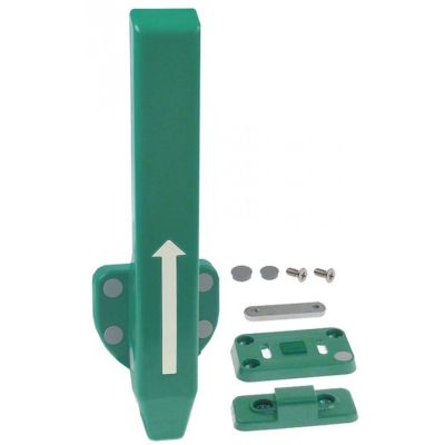 inside opener mounting distance 35x65mm W 90mm H 56mm handle length 300mm plastic type 2700 green
