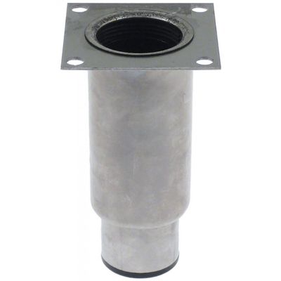 equipment foot tube ø 57 mm plate size 82.5x82.5mm hole distance 65x65mm H 135-215mm SS size