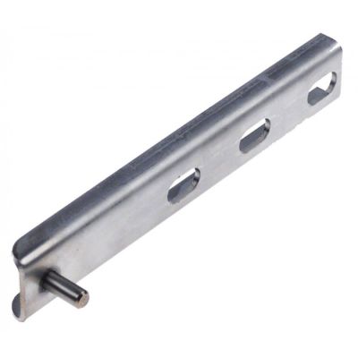 hinge with bolt mounting pos. bottom L 175mm shaft ø 7mm