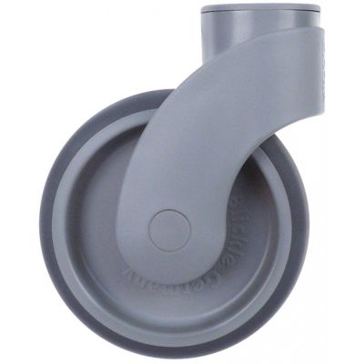swivel castor without brake ø 125mm bolt hole 11mm housing plastic bearing slide bearing