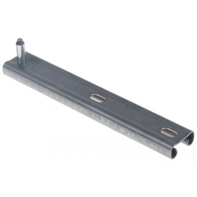 Balama utilaj frigo versiune noua, montare jos, L 190 x 32 mm, H 13,5 mm, ax ø 8 mm, intre gauri L 76 mm - 700957