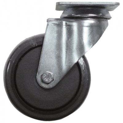 swivel castor ø 100mm plates fixing 70x80mm bearing ball bearing H 131mm hole distance 50/60mm