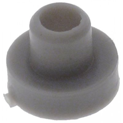 bush for door hinge ID ø 8mm ø 12mm mounting pos. bottom grey H 17mm