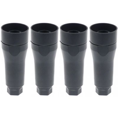 equipment feet kit 1" ET H 116-126mm plastic Qty 4 pcs