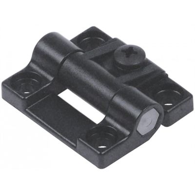 hinge controllable L 43mm W 37mm for ice container mounting distance 26/32mm plastic