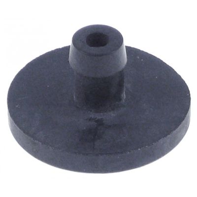 equipment foot pluggable ø 35mm H 5mm mounting ø 9,5mm Qty 1 pcs rubber