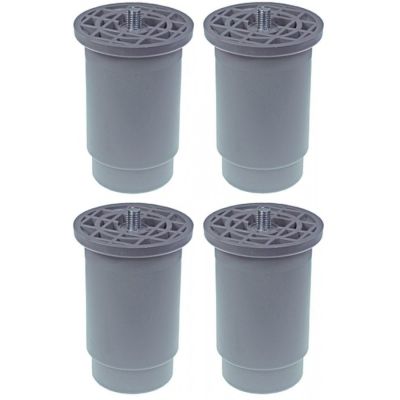 equipment feet kit size 2" thread M10 thread L 10 mm H 120-180mm plastic tube ø 2"mm