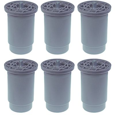 equipment foot size 2" thread M10 thread L 10 mm H 120-180mm plastic tube ø 2"mm Qty 6 pcs