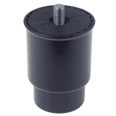 Picior reglabil de plastic ø 60 mm, filet M10 mm, H 75-110 mm - 701080