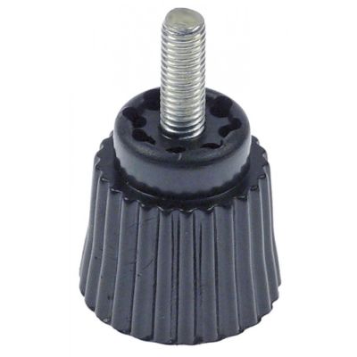 equipment foot thread M8 ø 35mm H 38mm thread L 22mm Qty 1 pcs
