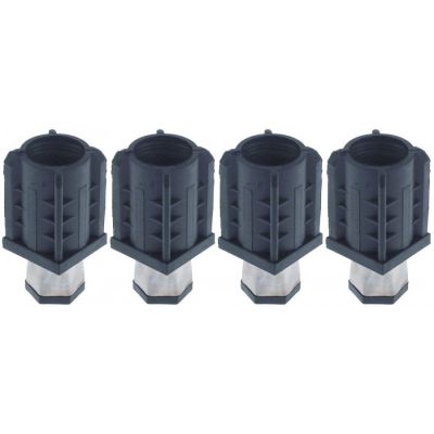 Picior reglabil 40x40 mm, H 23-60 mm, plastic/inox, set 4 buc - 701390