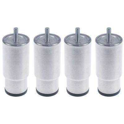 equipment feet kit tube ø 56 mm thread M10 thread L 24 mm H 130-180mm SS size 2" Qty 4 pcs