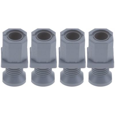 set picioare tip de țeavă 35x35 grosime perete 1-1,5mm Î 19-55mm plastic P 4bucată