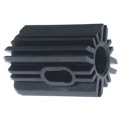 sleeve suitable for square pipes external size 37.6x37.6mm ID ø 18 mm L 62 mm