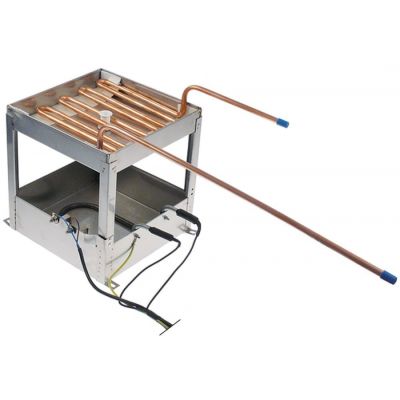 Tava colectare si evaporare condens, cu incalzire, L 240 x 240 mm, H 250 mm - 750005