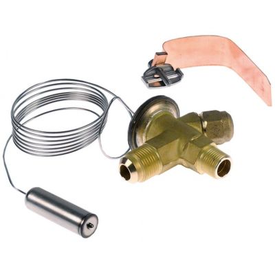 expansion valve DANFOSS type TX2 coolant R22 angled 90° thermostatically controlled