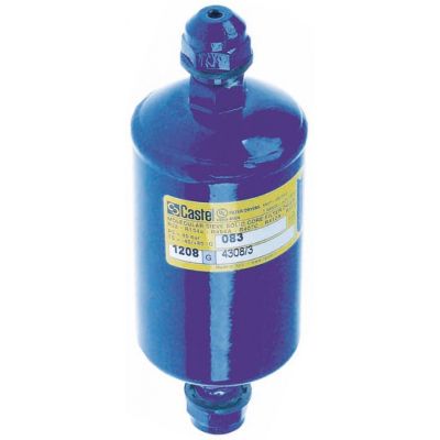Filtru deshidratator tip 4308/3, racord 5/8" UNF (3/8" SAE), 130 cm³, p.max 45 bar, -40 +80 °C, 395 gr. - 750044