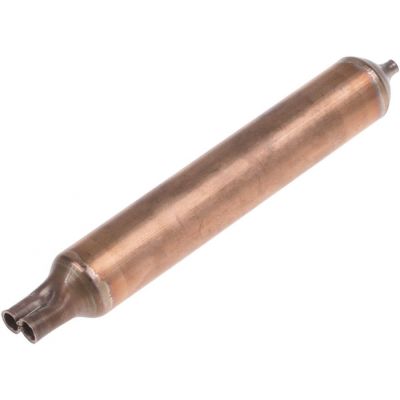 Filtru deshidratator 35G, ø 24 mm, L 170 mm, cu 2 intrari pentru teava 6,5 mm, iesire capilar ø 2,4 mm - 750313