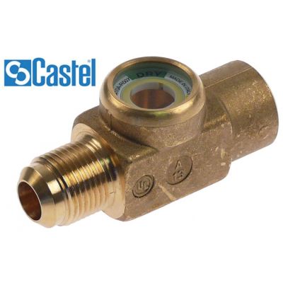 moisture indicator CASTEL type 3950/55 with indicator connection 7/8" UNF (5/8" SAE)