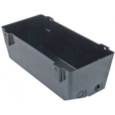 condensing tray horizontal L 300mm W 140mm H 100mm with howle for heating cartridge PTC (3/8")