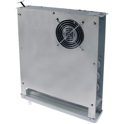 evaporator L 380mm H 425mm thickness 70mm mounting pos. centre 135m³/h - 2,1m/s with 2 fans