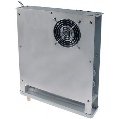 evaporator L 380mm H 425mm thickness 70mm mounting pos. centre 150m³/h - 2,25m/s with 2 fans