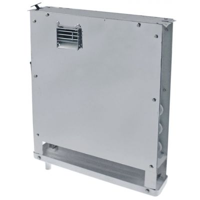 evaporator L 380mm H 425mm thickness 70mm mounting pos. centre 118m³/h - 1,9m/s with 2 fans