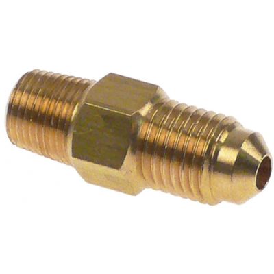 Niplu filetat, CASTEL 7140/21, cu reductie  1/4" SAE - 1/8" NPT - 750477