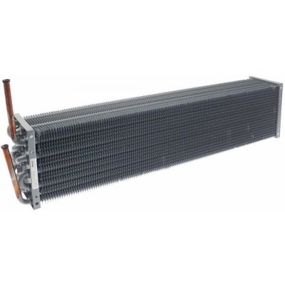 evaporator L 553mm W 125mm H 85mm total length 585mm overall width 132mm