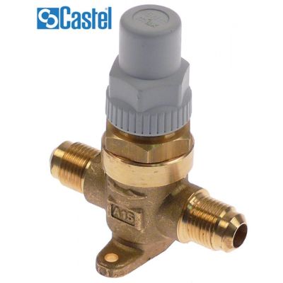 shut-off valve 2-way type 6410/3 p max 45 bar connection 1: 3/8" SAE connection 2: 3/8" SAE
