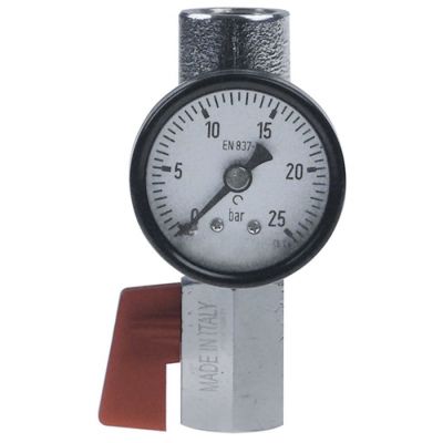 manometer for filter holder ø 42mm pressure range 0 up to 25bar connection 3/8"