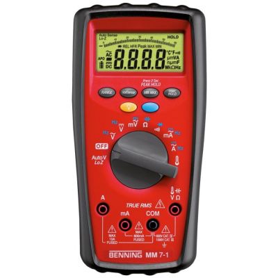 multimeter BENNING MM 7-1 display range  Auto-Range and/or manual 10µV-1000V 10µV-1000V
