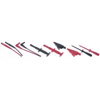 test lead set 8-piece cable material silicone cable length 1000 mm CAT III 1.000V red/black