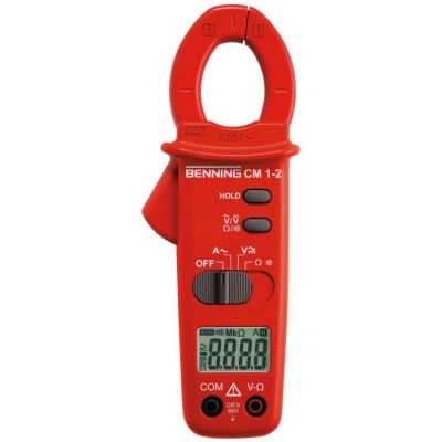 clamp ampere meter BENNING type display range Auto-Range accuracy 1% memory function HOLD