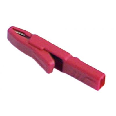 alligator clip red ø 4mm