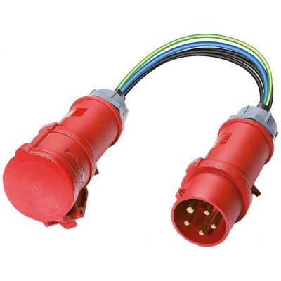 measuring adapter 16A CEE coupling/16A CEE plug three-phase