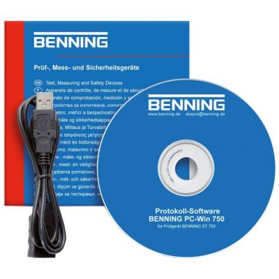 software for appliance tester for model BENNING ST750-x