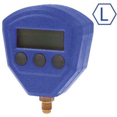 manometer model HS-5100L 1/8" NPT R22/R134a/R404a/R407c/R502/R410a psi/bar/MPa/kPa