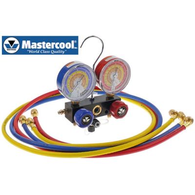 manifold 2-way ø 80mm class 1.6 R1270, R290, R600a 1/4" SAE with hoses 150cm