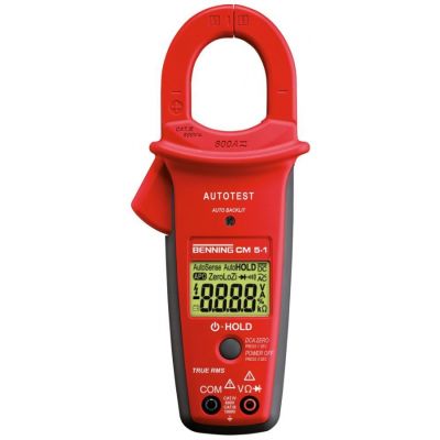 clamp ampere meter BENNING type display range automatic yes/yes yes memory function HOLD