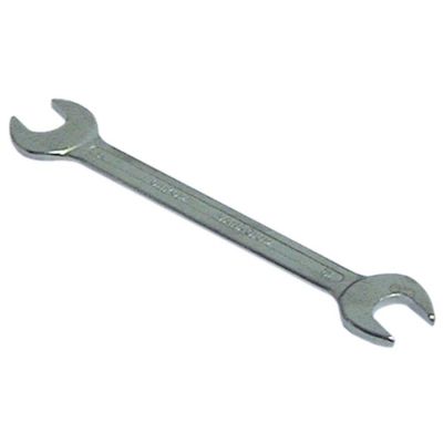 double open end wrench size 10/11mm chrome-vanadium steel, chrome-plated