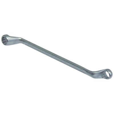 double ring wrench offset size 8/9mm chrome-vanadium steel, chrome-plated