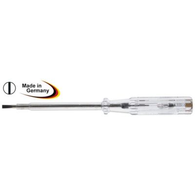 phase tester size 0,6x3,5mm slotted blade length 107mm total length 200mm