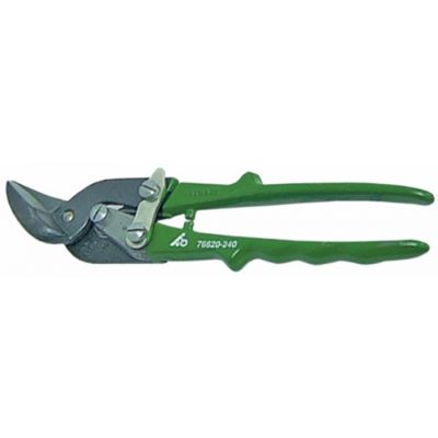 Foarfeca tabla, din inox S (HRC 60-62), tip stanga, pana la grosimi 1,8 mm sau 1.2 mm/V2A, L 240 mm - 801266